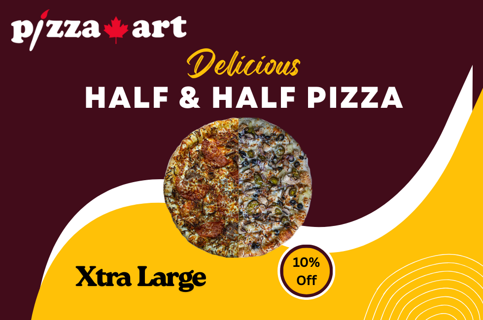Half & Half Regular Pizza 