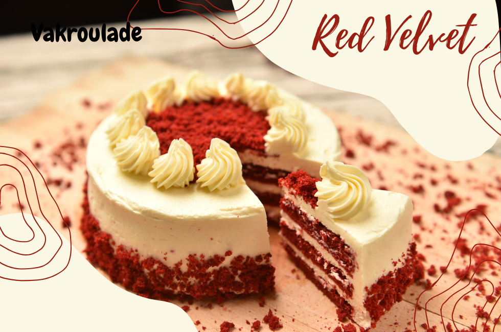 Red Velvet Cake - Eggless - Halal